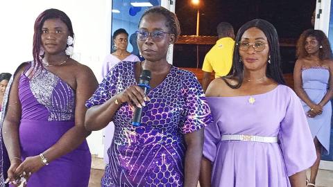 Madame Mireille YAPO, Présidente de femmes en fonction